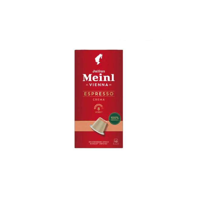 Cafea Julius Meinl Espresso Crema 10 capsule compatibil Nespresso Cafea Julius Meinl Espresso Crema 10 capsule compatibil Nespresso
