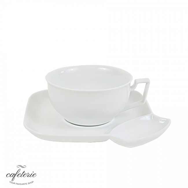 Set ceasca si farfurie portelan Althaus 300 ml Set ceasca si farfurie portelan Althaus 300 ml