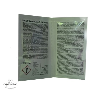 Kit anticalcar Krups, pentru espressoare cafea Kit anticalcar Krups, pentru espressoare cafea