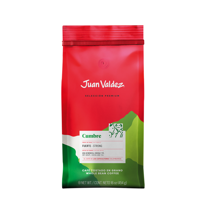 Cumbre, cafea boabe Juan Valdez, 454g