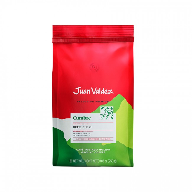 Cumbre, cafea macinata Juan Valdez, 250g Cumbre, cafea macinata Juan Valdez, 250g