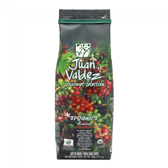 Organico, cafea boabe Juan Valdez, 500g Organico, cafea boabe Juan Valdez, 500g
