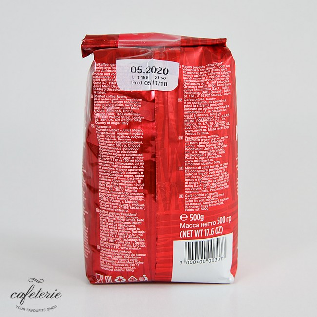 Prasident, cafea boabe Julius Meinl, 500 gr Prasident, cafea boabe Julius Meinl, 500 gr