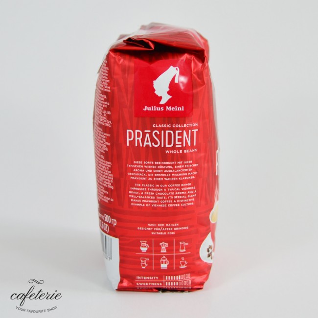 Prasident, cafea boabe Julius Meinl, 500 gr Prasident, cafea boabe Julius Meinl, 500 gr