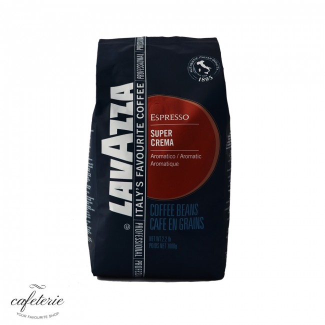 Super Crema, cafea boabe Lavazza, 1 kg