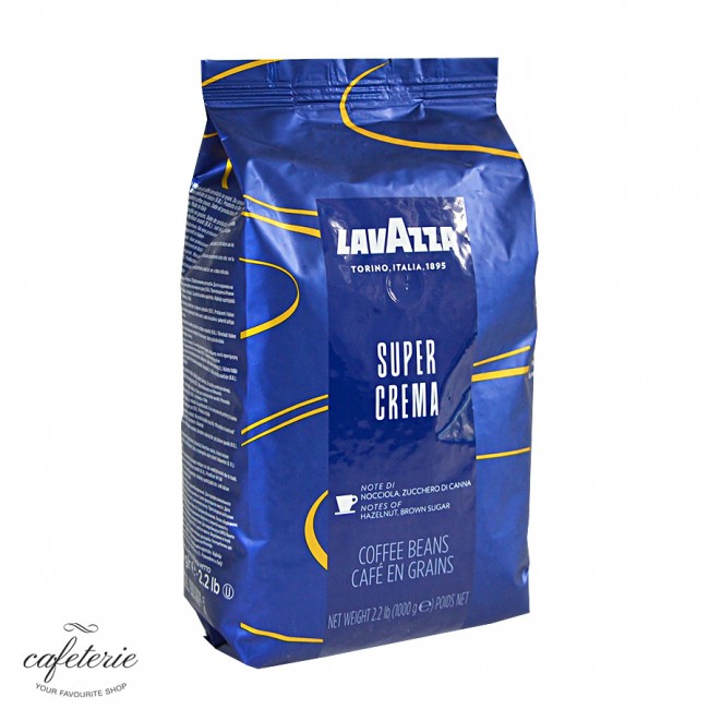 Super Crema, cafea boabe Lavazza, 1 kg