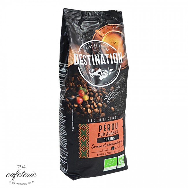 Peru, cafea boabe Bio Destination, 100% arabica, 1 kg Peru, cafea boabe Bio Destination, 100% arabica, 1 kg