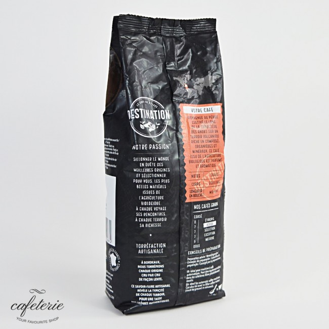 Peru, cafea boabe Bio Destination, 100% arabica, 1 kg Peru, cafea boabe Bio Destination, 100% arabica, 1 kg