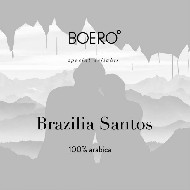 Brazilia Santos, cafea macinata proaspat prajita Boero, 350 gr Brazilia Santos, cafea macinata proaspat prajita Boero, 350 gr