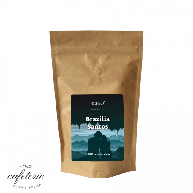 Brazilia Santos, cafea macinata proaspat prajita Boero, 350 gr Brazilia Santos, cafea macinata proaspat prajita Boero, 350 gr