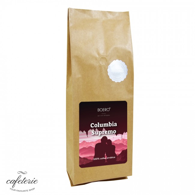Columbia supremo, cafea macinata Boero, 1 kg Columbia supremo, cafea macinata Boero, 1 kg