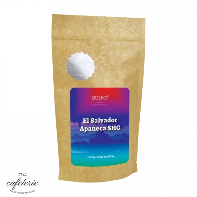 El Salvador Apaneca SHG, cafea boabe proaspat prajita Boero, 250 grame