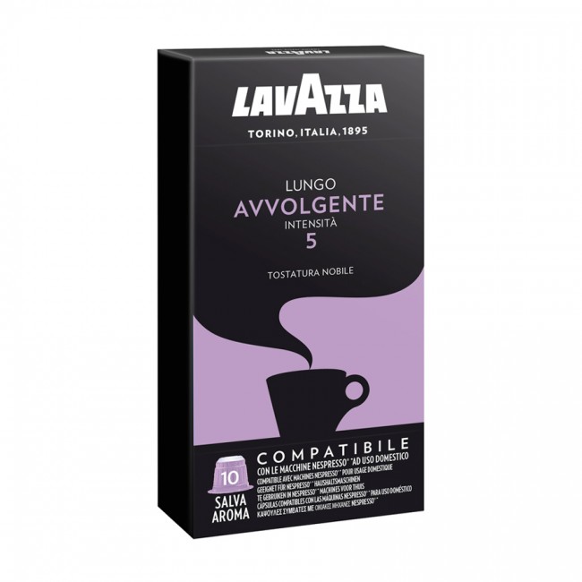 Avvolgente, 10 capsule Lavazza, compatibile Nespresso Avvolgente, 10 capsule Lavazza, compatibile Nespresso