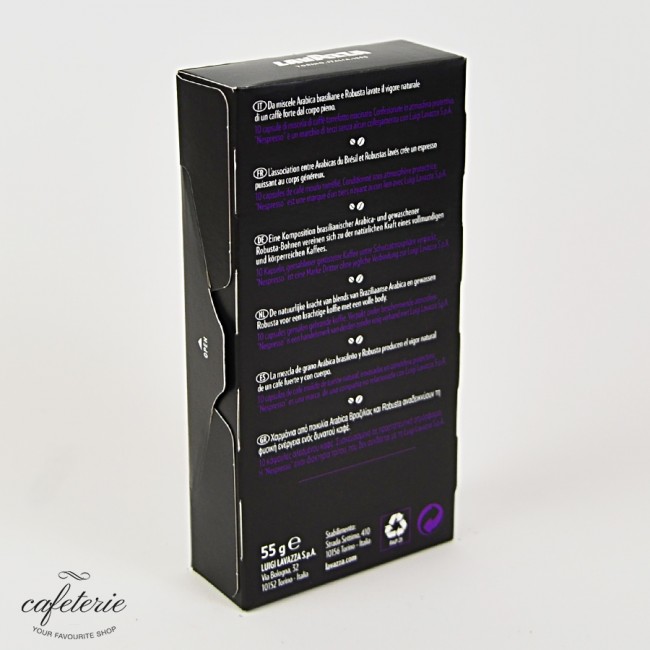 Vigoroso, 10 capsule Lavazza, compatibile Nespresso Vigoroso, 10 capsule Lavazza, compatibile Nespresso