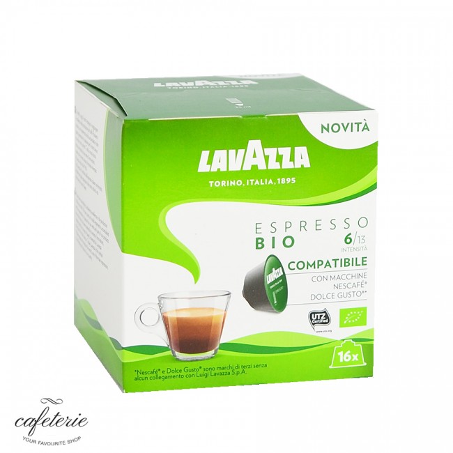 Capsule Lavazza Espresso Bio, 16 buc, compatibile Dolce Gusto