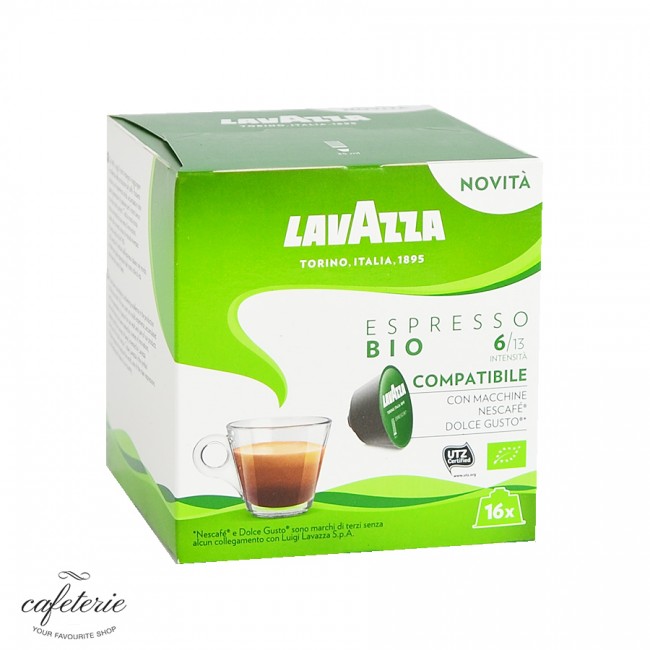 Capsule Lavazza Espresso Bio, 16 buc, compatibile Dolce Gusto Capsule Lavazza Espresso Bio, 16 buc, compatibile Dolce Gusto