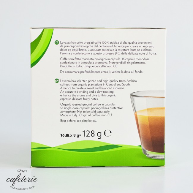 Capsule Lavazza Espresso Bio, 16 buc, compatibile Dolce Gusto Capsule Lavazza Espresso Bio, 16 buc, compatibile Dolce Gusto