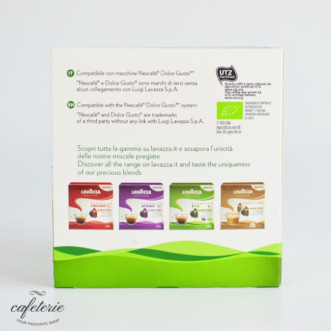 Capsule Lavazza Espresso Bio, 16 buc, compatibile Dolce Gusto Capsule Lavazza Espresso Bio, 16 buc, compatibile Dolce Gusto