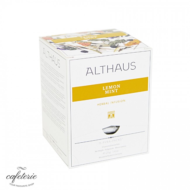 Ceai piramida Althaus, Lemon Mint, Pyra Pack