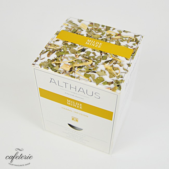 Ceai piramida Althaus, Smooth Mint (Milde Minze), Pyra Pack