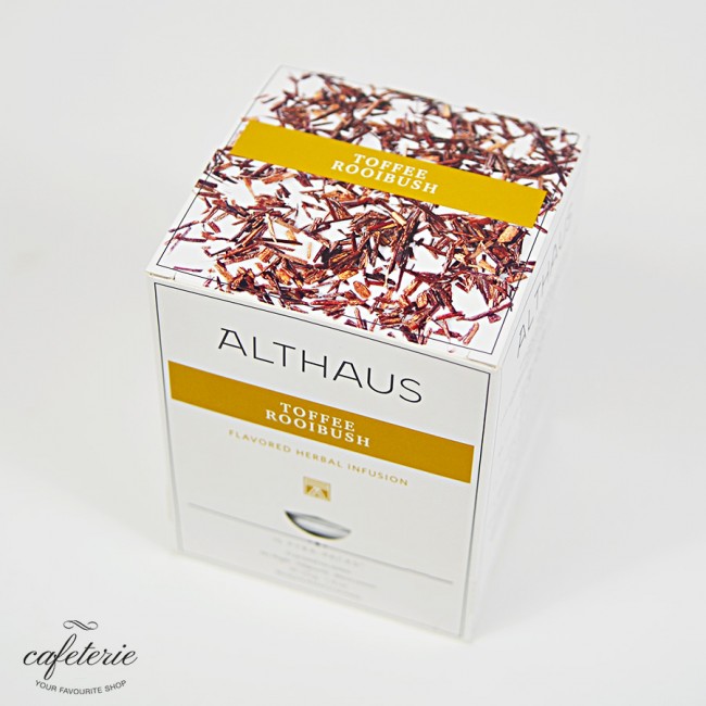 Ceai piramida Althaus, Rooibos Vanilla Toffee, Pyra Pack