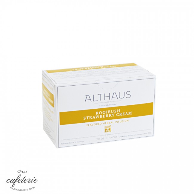 Ceai plic Althaus, Rooibush Strawberry Cream, Deli Packs Ceai plic Althaus, Rooibush Strawberry Cream, Deli Packs