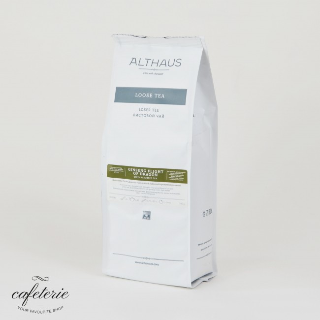 Loose tea, Ginseng Flight of Dragon, ceai vrac Althaus, 200 gr. Loose tea, Ginseng Flight of Dragon, ceai vrac Althaus, 200 gr.