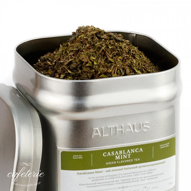 Loose tea, Casablanca Mint, ceai vrac Althaus Loose tea, Casablanca Mint, ceai vrac Althaus