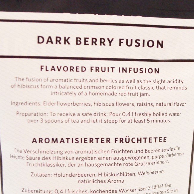 Loose tea, Dark Berry Fusion, ceai vrac Althaus Limited Leaves, 250g Loose tea, Dark Berry Fusion, ceai vrac Althaus Limited Leaves, 250g