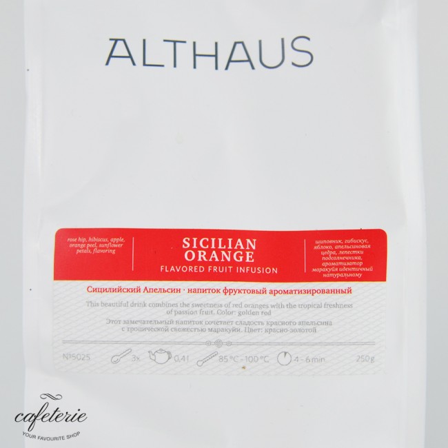 Sicilian Orange, ceai vrac Althaus 250 gr Sicilian Orange, ceai vrac Althaus 250 gr