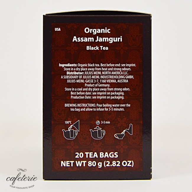 Assam Jamguri, ceai organic Julius Meinl, big bag