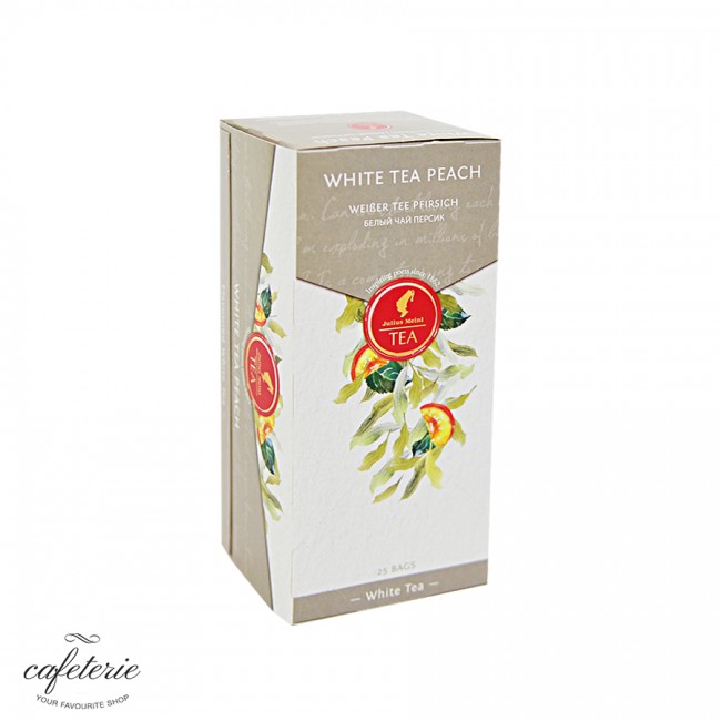 White Tea Peach, ceai Julius Meinl, 25 plicuri