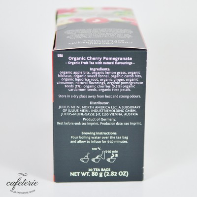 Ceai Organic Julius Meinl Big Bag Cherry Pomegranate (20 plicuri x 4 gr) Ceai Organic Julius Meinl Big Bag Cherry Pomegranate (20 plicuri x 4 gr)