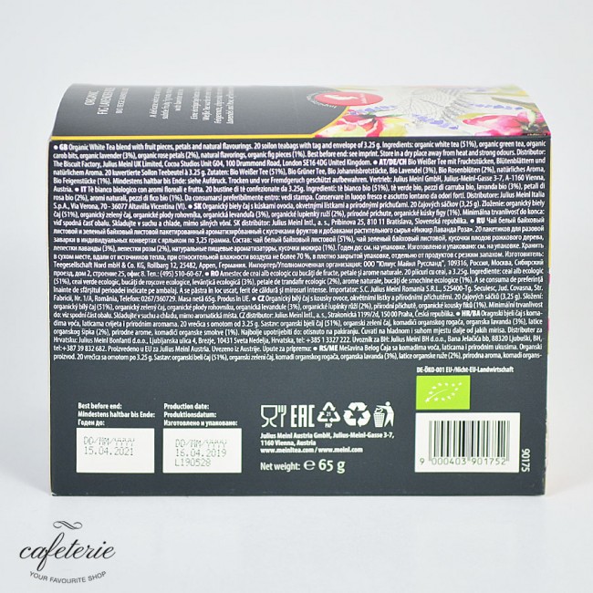 Fig Lavender Rose, ceai organic Julius Meinl, big bag Fig Lavender Rose, ceai organic Julius Meinl, big bag