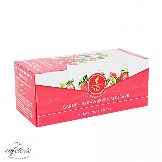 Garden Strawberry Rhubarb, ceai Julius Meinl, 25 plicuri