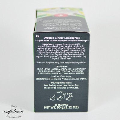 Ceai Organic Julius Meinl Big Bag Asian Spirit Ginger Lemongrass (20 plicuri x 3 gr) Ceai Organic Julius Meinl Big Bag Asian Spirit Ginger Lemongrass (20 plicuri x 3 gr)
