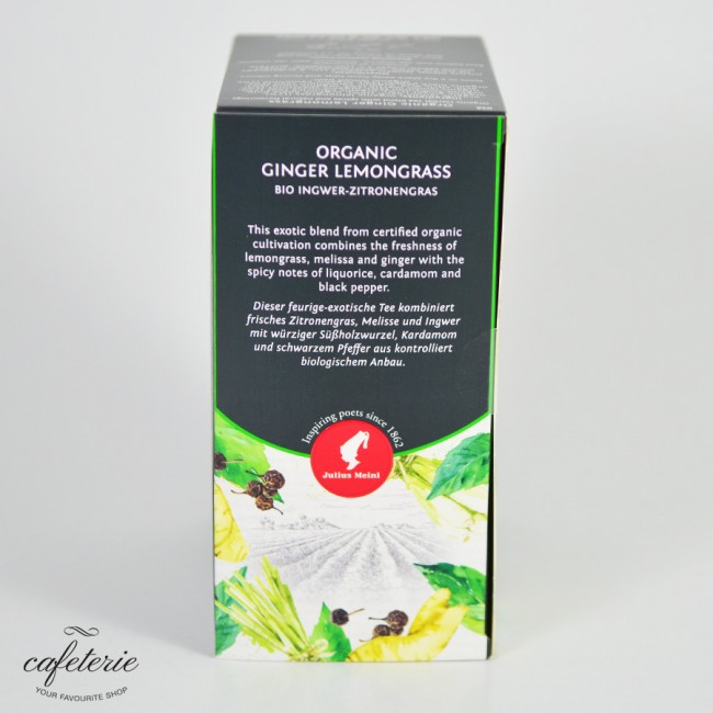 Ginger Lemongrass, ceai organic Julius Meinl, big bag