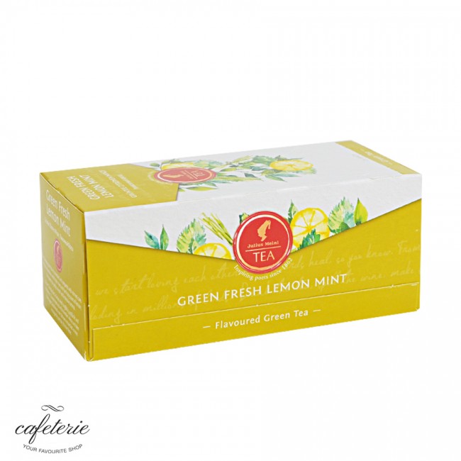 Green Fresh Lemon Mint, ceai Julius Meinl, 25 plicuri