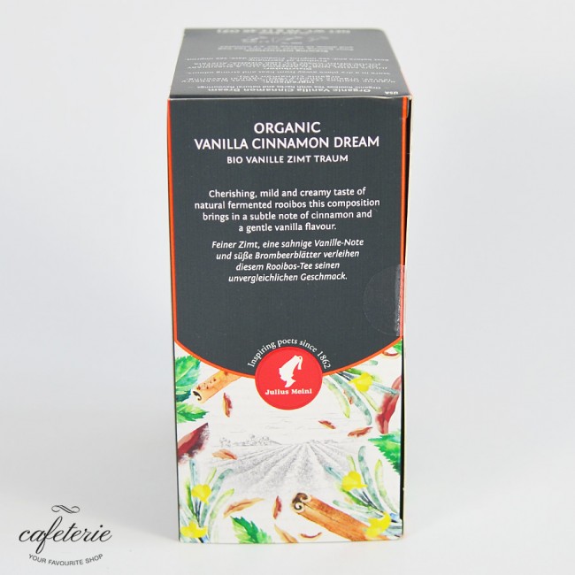Vanilla Cinnamon Dream, ceai organic Julius Meinl, big bag