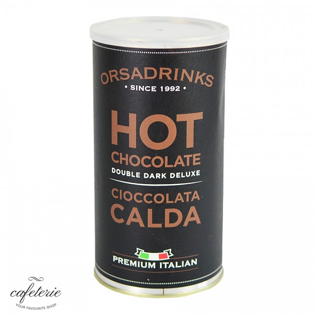 Cioccolata calda Orsadrinks, double dark deluxe, cutie 1 kg