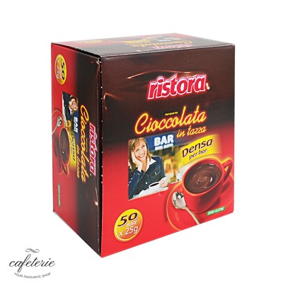 Cioccolata Densa, bautura calda Ristora, cutie 50 plicuri Cioccolata Densa, bautura calda Ristora, cutie 50 plicuri