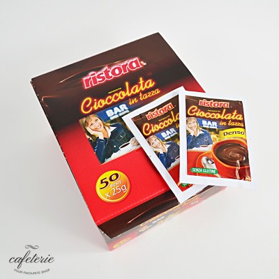 Cioccolata Densa, bautura calda Ristora, cutie 50 plicuri Cioccolata Densa, bautura calda Ristora, cutie 50 plicuri