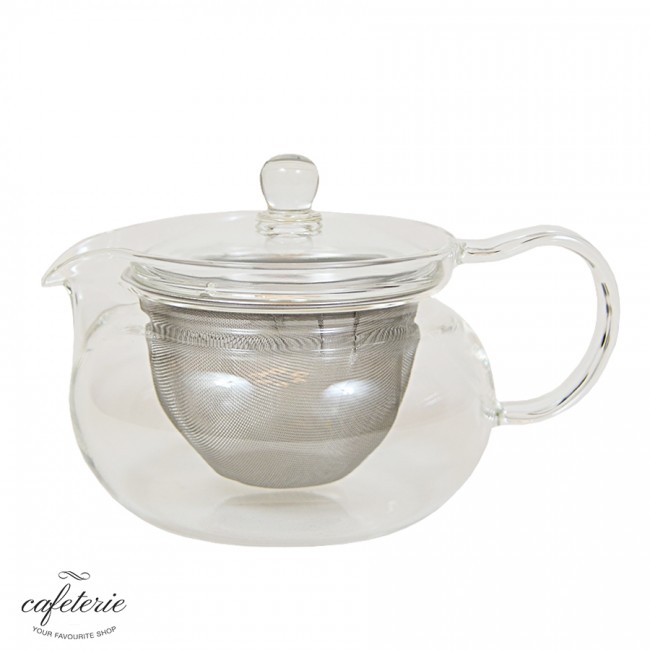 Hario, ceainic din sticla termorezistenta, 450 ml Hario, ceainic din sticla termorezistenta, 450 ml