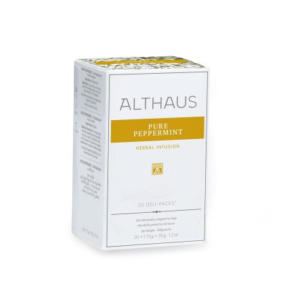 Ceai de Plante Althaus Deli Pack Pure Peppermint 20 plicuri Ceai de Plante Althaus Deli Pack Pure Peppermint 20 plicuri