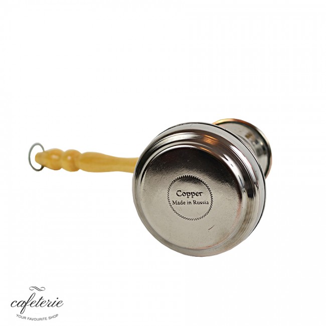 Ibric pentru cafea din Cupru Firebird,, 580 ml, Double Base, Silver Ibric pentru cafea din Cupru Firebird,, 580 ml, Double Base, Silver