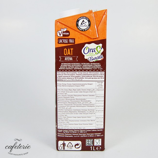 Lapte vegetal pentru cafea - Ovaz, Orasi 1L Lapte vegetal pentru cafea - Ovaz, Orasi 1L