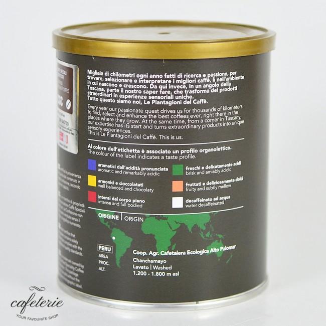 Alto Palomar, cafea macinata Le piantagioni del caffe, 250gr Alto Palomar, cafea macinata Le piantagioni del caffe, 250gr