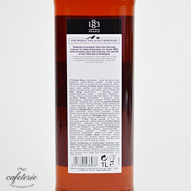 Sirop 1883 Caribbean (Rom), 1L Sirop 1883 Caribbean (Rom), 1L