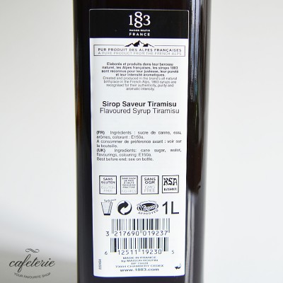 Sirop 1883 Tiramisu 1 L Sirop 1883 Tiramisu 1 L