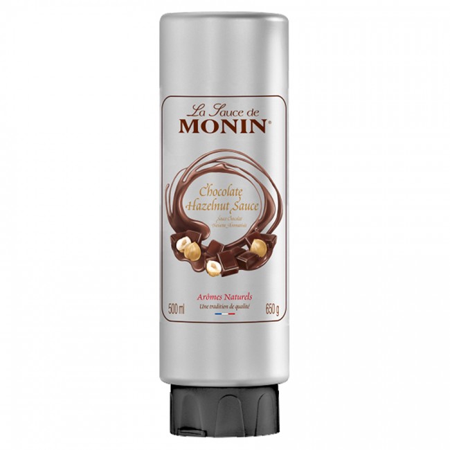 Topping Ciocolata cu alune de padure Monin, 500ml